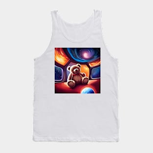 Teddy in Space Tank Top